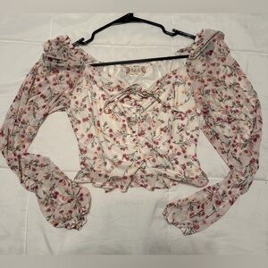 Altar’d State Floral Long Sleeve Top